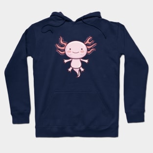 Cute Baby Axolotl Cartoon Hoodie